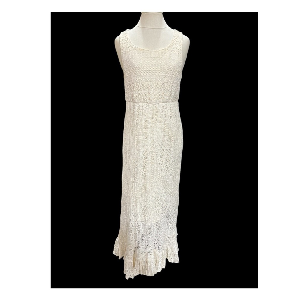 Solitaire Ivory Lace Maxi Dress